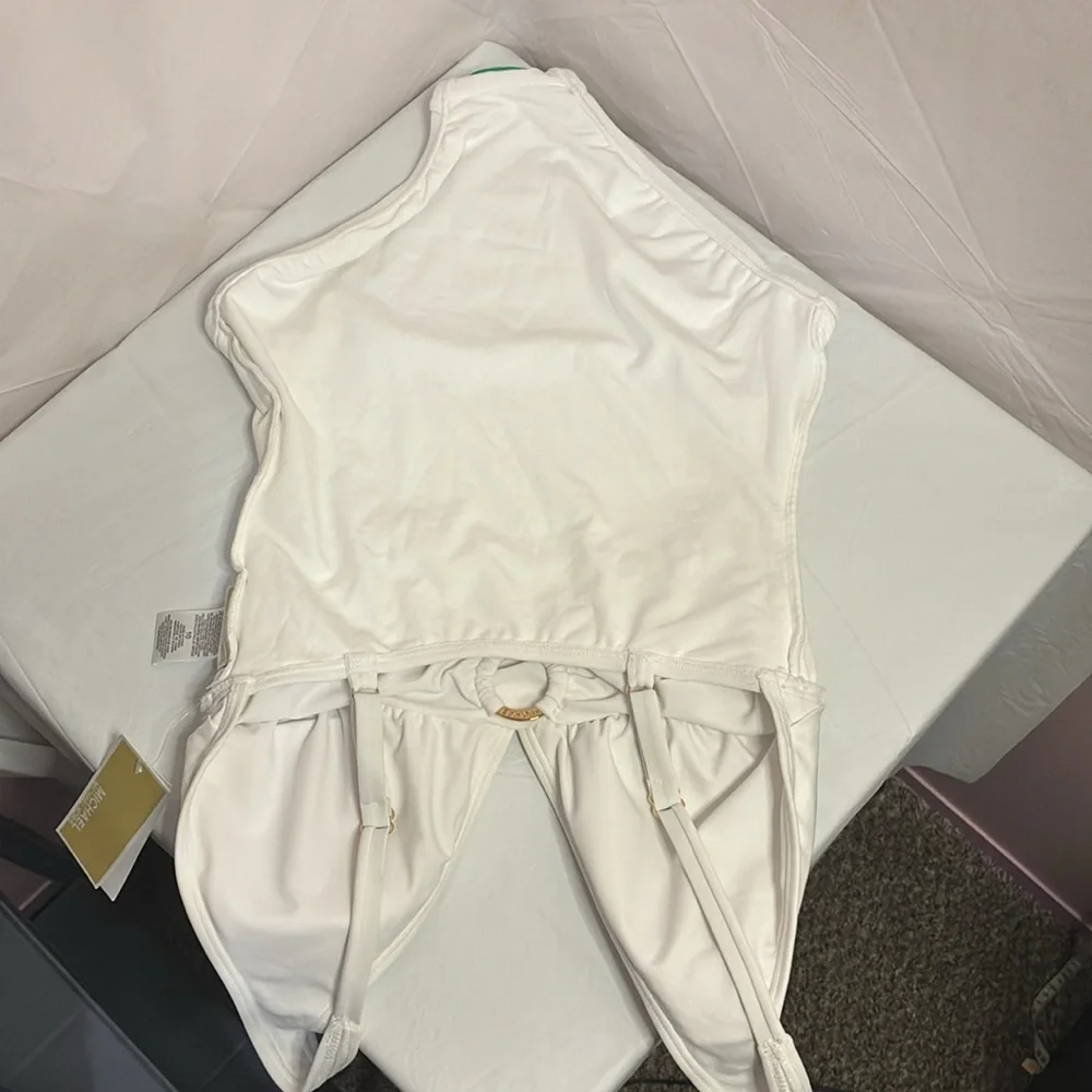 Michael Kors White One-Piece Swimsuit